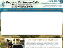 Tablet Screenshot of dogandcathousecalls.com
